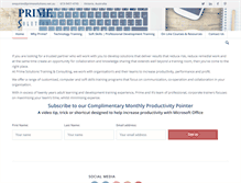 Tablet Screenshot of primesolutions.net.au